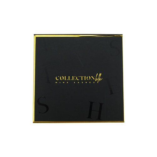 wholesale black gold square private custom lashes box 2-1